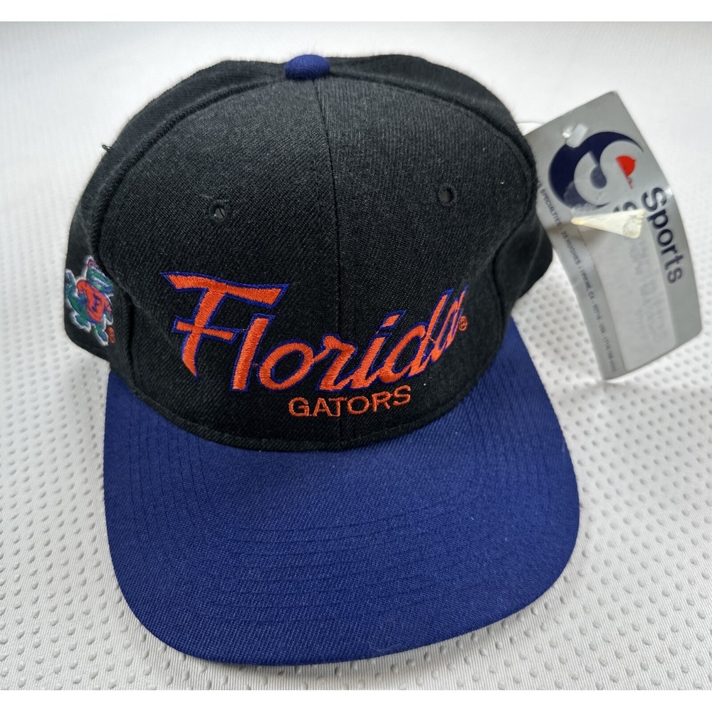 Florida Gators Script Snap-Back Cap Hat Wool Sports Specialties Vintage NWT Rare